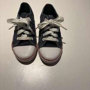 Tommy Hilfiger Kids' Navy and White Sneakers Size 11M